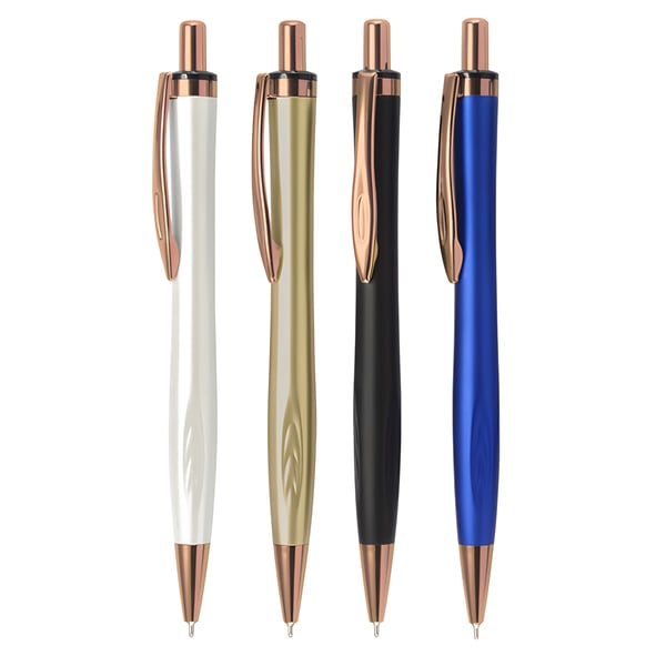 Monsoon Rose Gold Needle Tip Pen with Luxurious Copper Coating