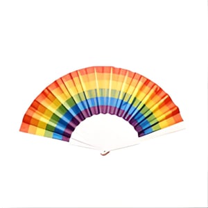 Amazing Rainbow Fan - The Perfect Addition to Any Event