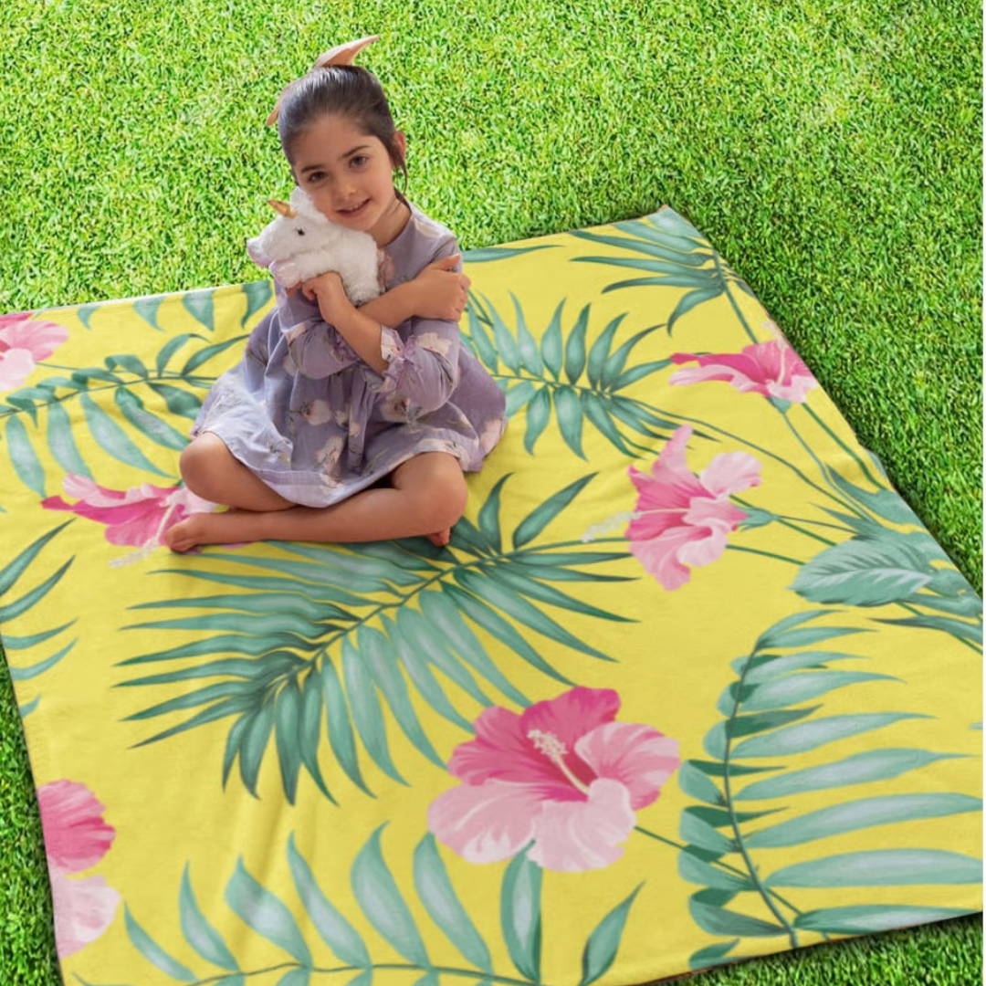 מכסה מיטה גדול עם הדפס מכל שטח 140X200 - רענון חדר השינה שלך