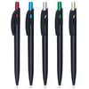 Premium Black Gel Pen with Needle Tip and Sleek Body
