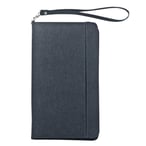 Elegant Document Bag with Portable Battery Connection - Ocean