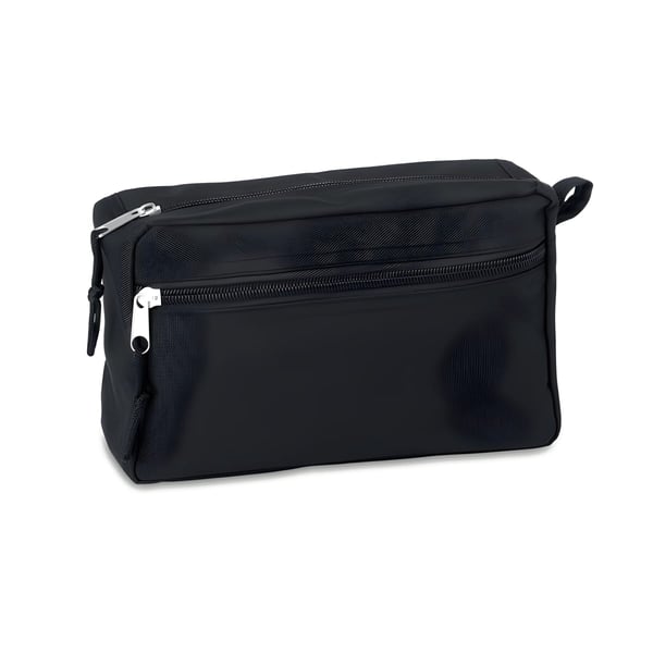 Advanced Double Zipper Cosmetic Bag Made from 600D RPET