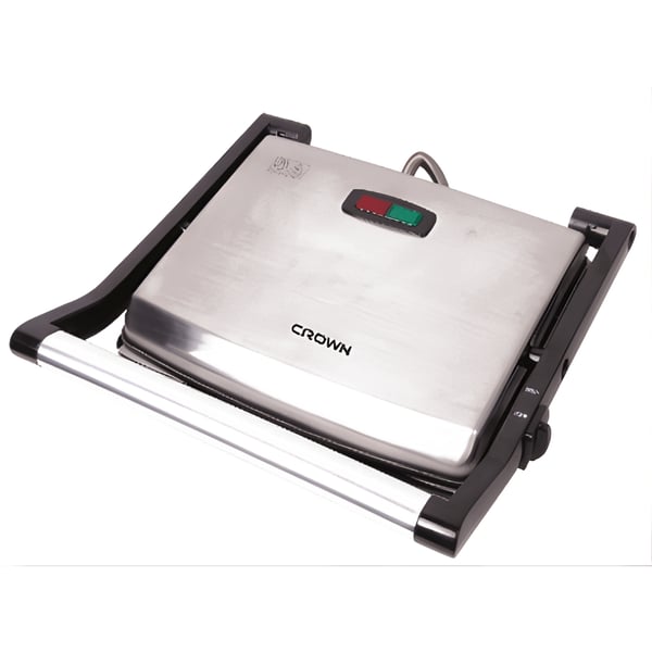 Stainless Steel Grill Toaster with Teflon Plates for 4 Slices