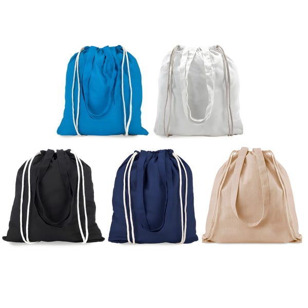 Versatile Cotton Bag: Tote & Drawstring