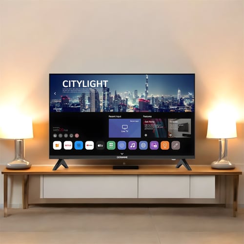 טלוויזיה חכמה GERMAINE עם WEBOS מסך QLED בגודל 55 אינץ' ברזולוציית 4K