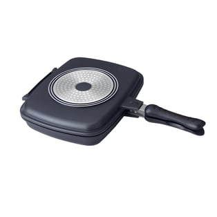 מחבת גריל דו צדדי עם ציפוי שיש - סו-שף