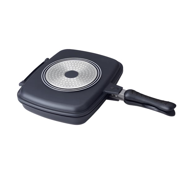 Double-Sided Grill Pan with Marble Coating - Sous Chef