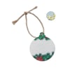 Wildflower Seed Paper Christmas Ornament Bauble