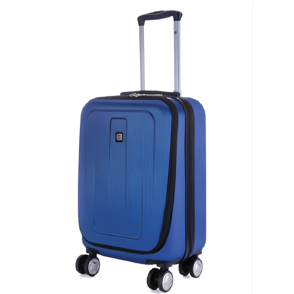POLOSWISS BRUSH 20-Inch Carry-On Suitcase with Laptop Compartment
