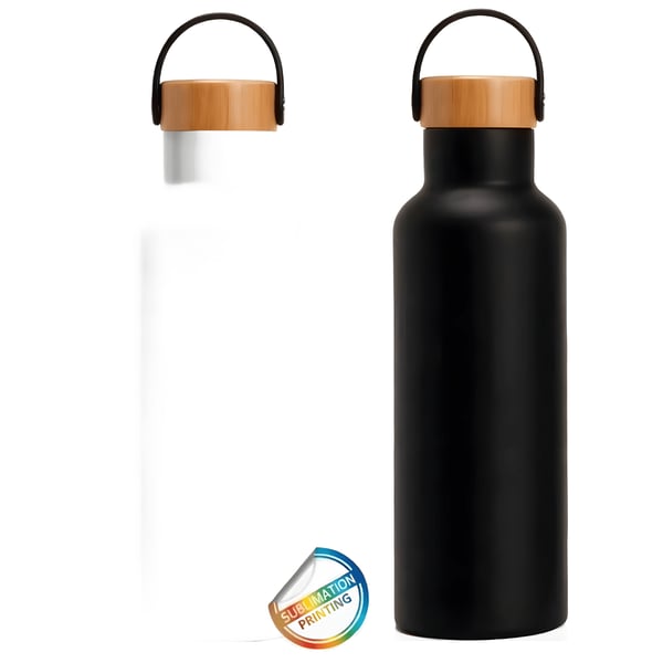 בקבוק תרמי פקק עץ 500 מ"ל במגוון צבעים