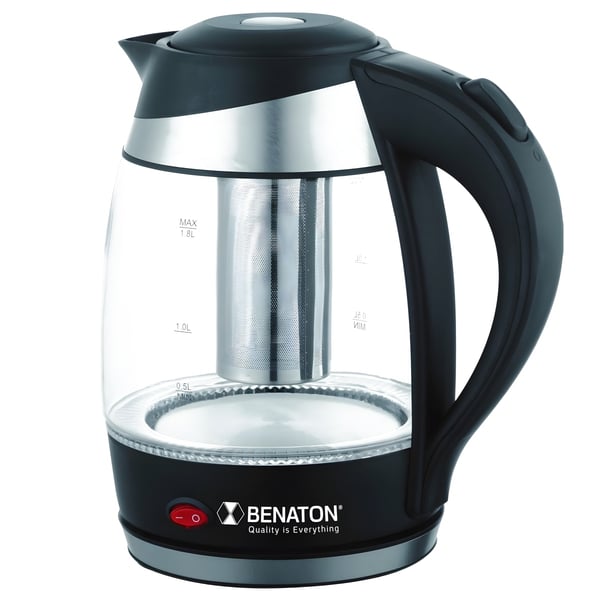 Premium Glass Tea Infuser Kettle with Heat Retention