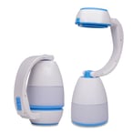 "לומינה" מנורת שולחן מתקפלת עם פנס נישא וטעינה USB