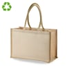 Natural Jute Bag with Magnetic Closure - Brahma