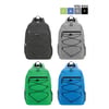 Melange Backpack with Elastic Drawstrings and Smart Divider