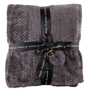 שמיכת חורף יחיד מיקרופייבר שרלין 150x200 ס"מ - ורדינון