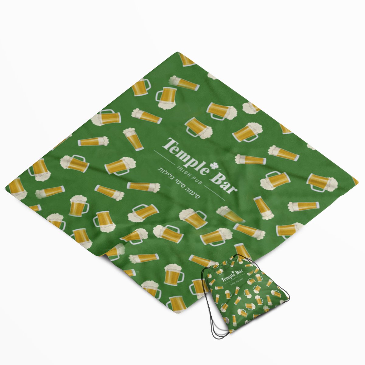 סט מגבת חוף זוגית ענקית עם תיק תואם