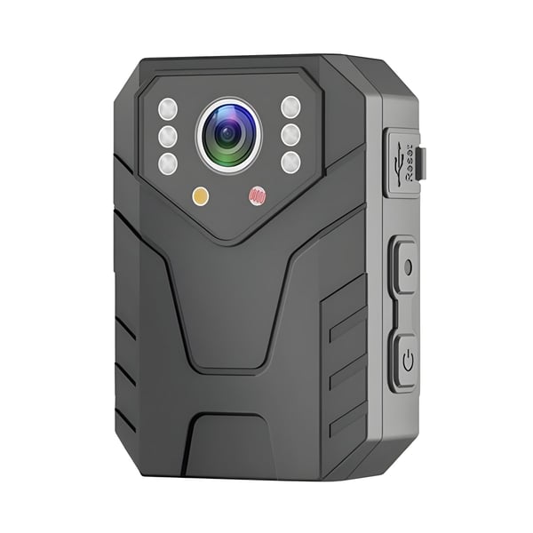 מצלמת גוף HD 1080P עם מסך 2.0", כרטיס זיכרון 32GB ותאורת לילה