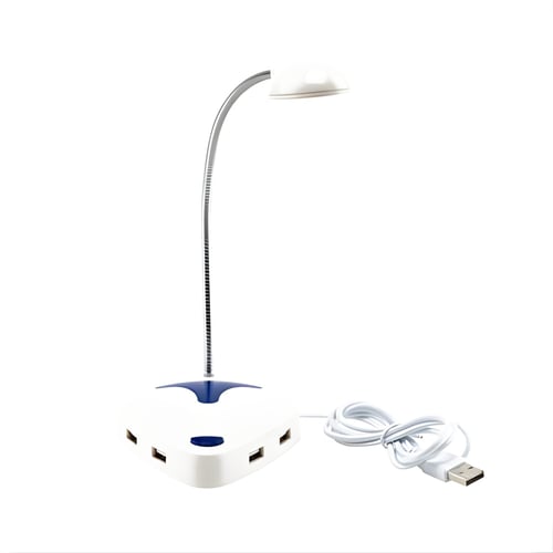 מנורת שולחן עם מפצל USB - תאורה ושימושיות ברמה גבוהה
