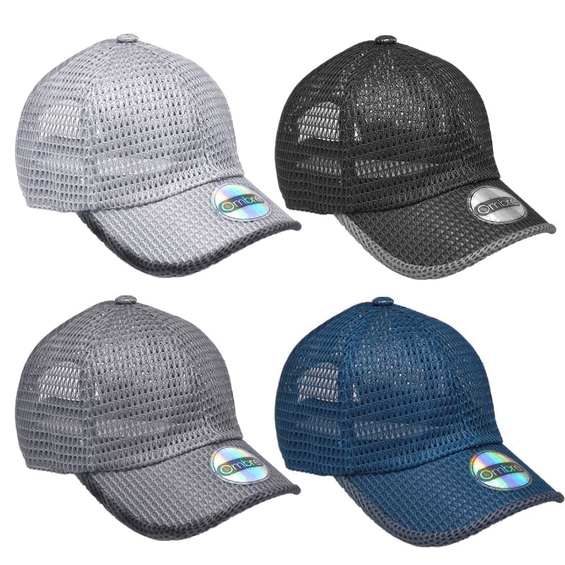 כובע רשת אופנתי 6 פאנל מבית Ombre