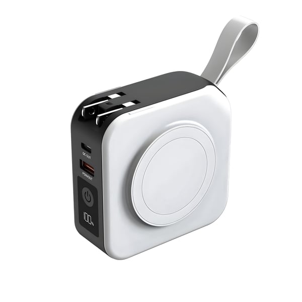 מטען נייד 10,000mAh עם טעינה אלחוטית