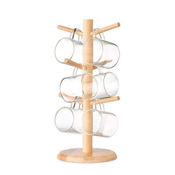 Elegant Wooden Glass Holder