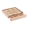 Deluxe Wooden Sudoku Board - 99 Numbered Tiles & Game Guide