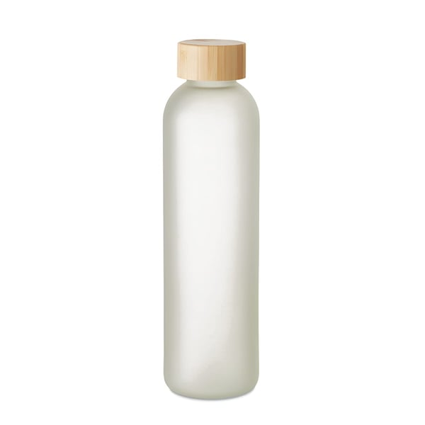 Elegant Glass Bottle with Wooden Cap