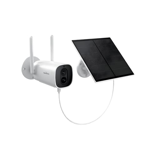 מצלמת אבטחה אלחוטית WIFI נטענת עם פנל סולארי - SEMICOM SMART