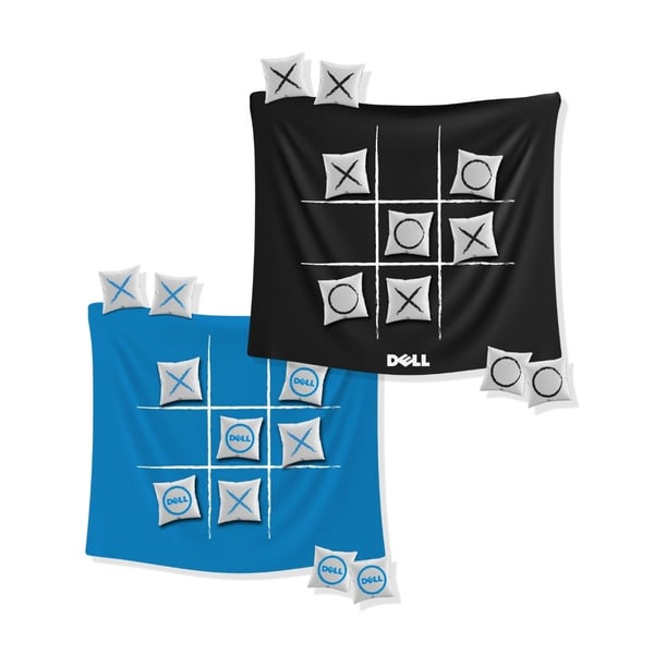 Living Room Fleece Blanket with Game Print & 9 Heating Cushions for Family