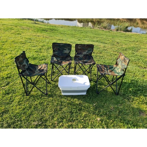 סט צידנית מתקפלת לשולחן ו-4 כיסאות Climex