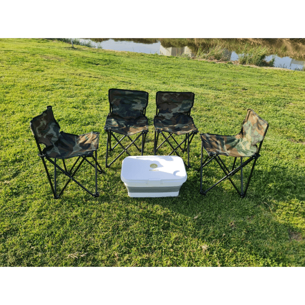 סט צידנית מתקפלת לשולחן ו-4 כיסאות Climex