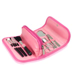 סט מניקור ואיפור בנרתיק עור יוקרתי - נייל בג