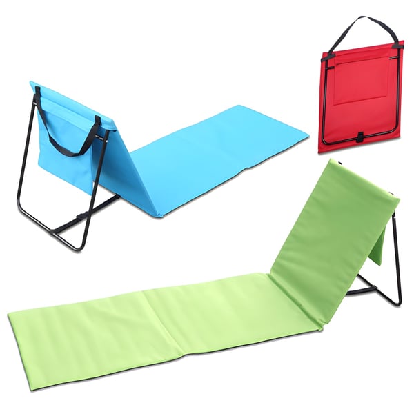 מחצלת נוחה ומתקפלת עם משענת וכיס אחורי