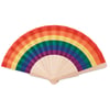Handcrafted Wooden Rainbow Hand Fan