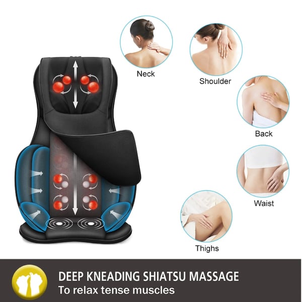 Shiatsu Seat with Air Cushions MEDICSCARE MC-2319A