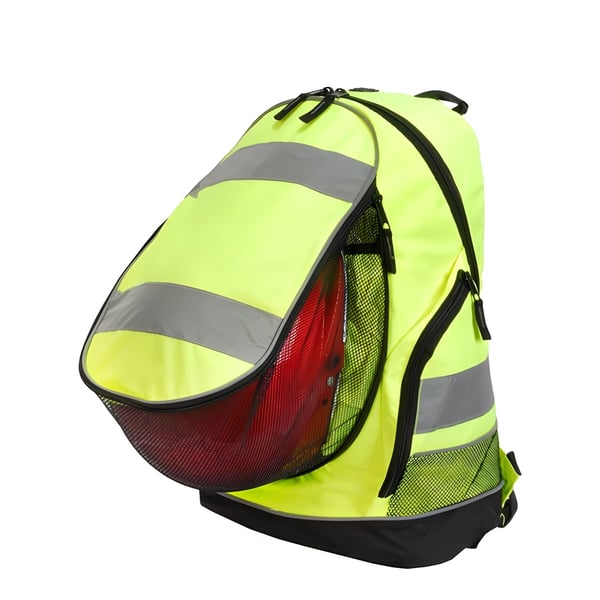Multi-Purpose Reflective Backpack for Helmet or Ball