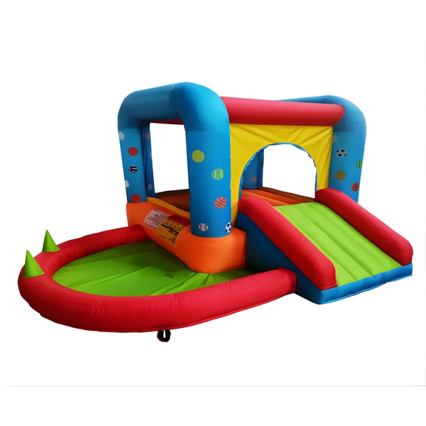 משחקייה מתנפחת לגינה עם בריכת כדורים MJ03