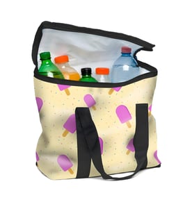 תיק חוף משפחתי עם צידנית מובנית 23 ליטר