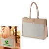 Carla Jute and Canvas Shopping Bag