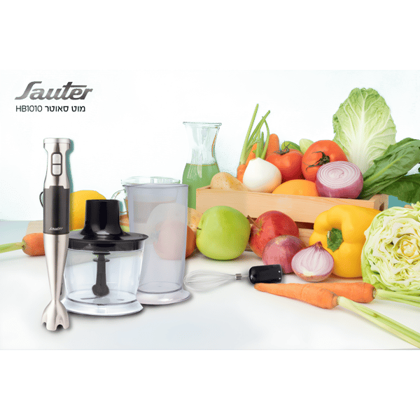 בלנדר יד רב-תכליתי SAUTER לשייקים וקוקטיילים