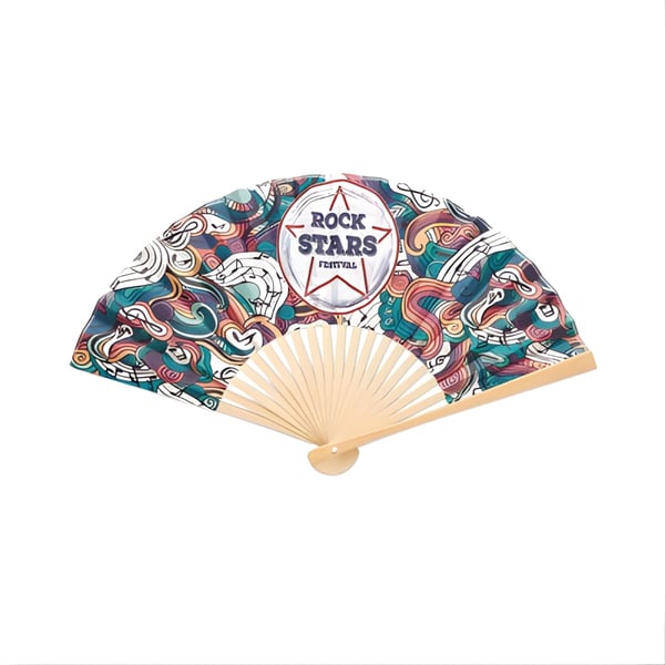 Custom Designed Fan with Unique Branding