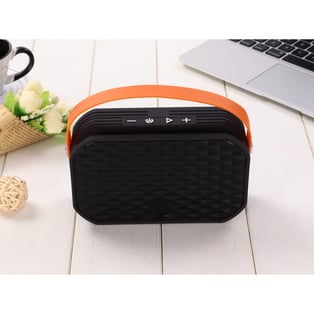 Portable Bluetooth Speaker with Carry Handle in Black
