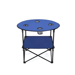 Foldable beach and camping table