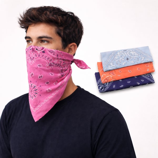 בנדנה צבעונית - מתנה עסקית בעיצוב אישי