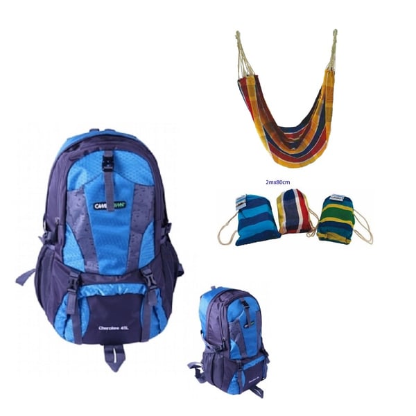 Premium 45L Backpack and Hammock Set