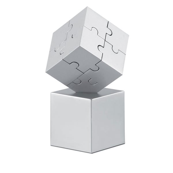 Magnetic Metallic 3D Puzzle - Also a Paperweight
