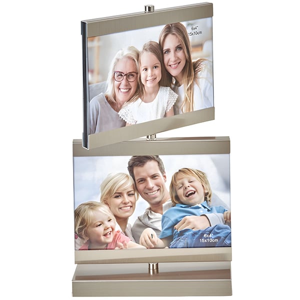 Set of Rotating 4-Photo Frames 6x4 for Desk