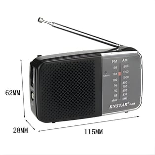 רדיו נייד דיגיטלי KNSTAR עם קליטת AM/FM