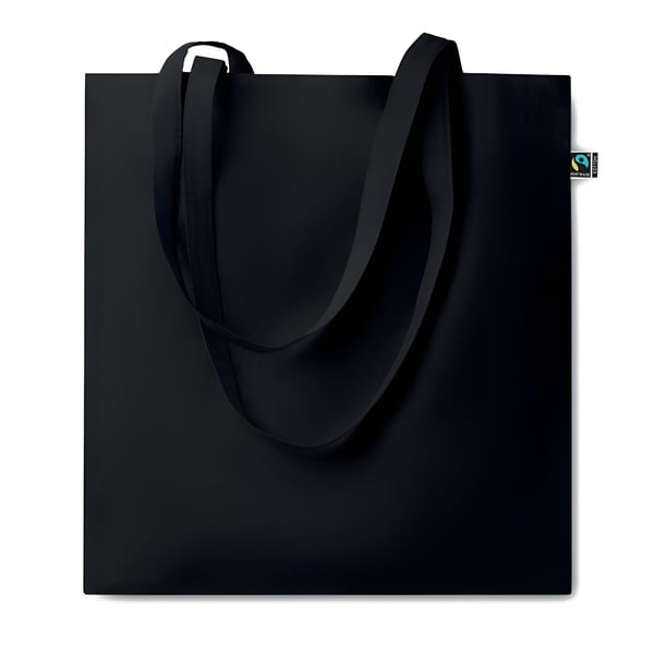 Fairtrade Dyed Cotton Shopping Bag with Long Handles