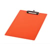 Orange Portable Clipboard with Clip